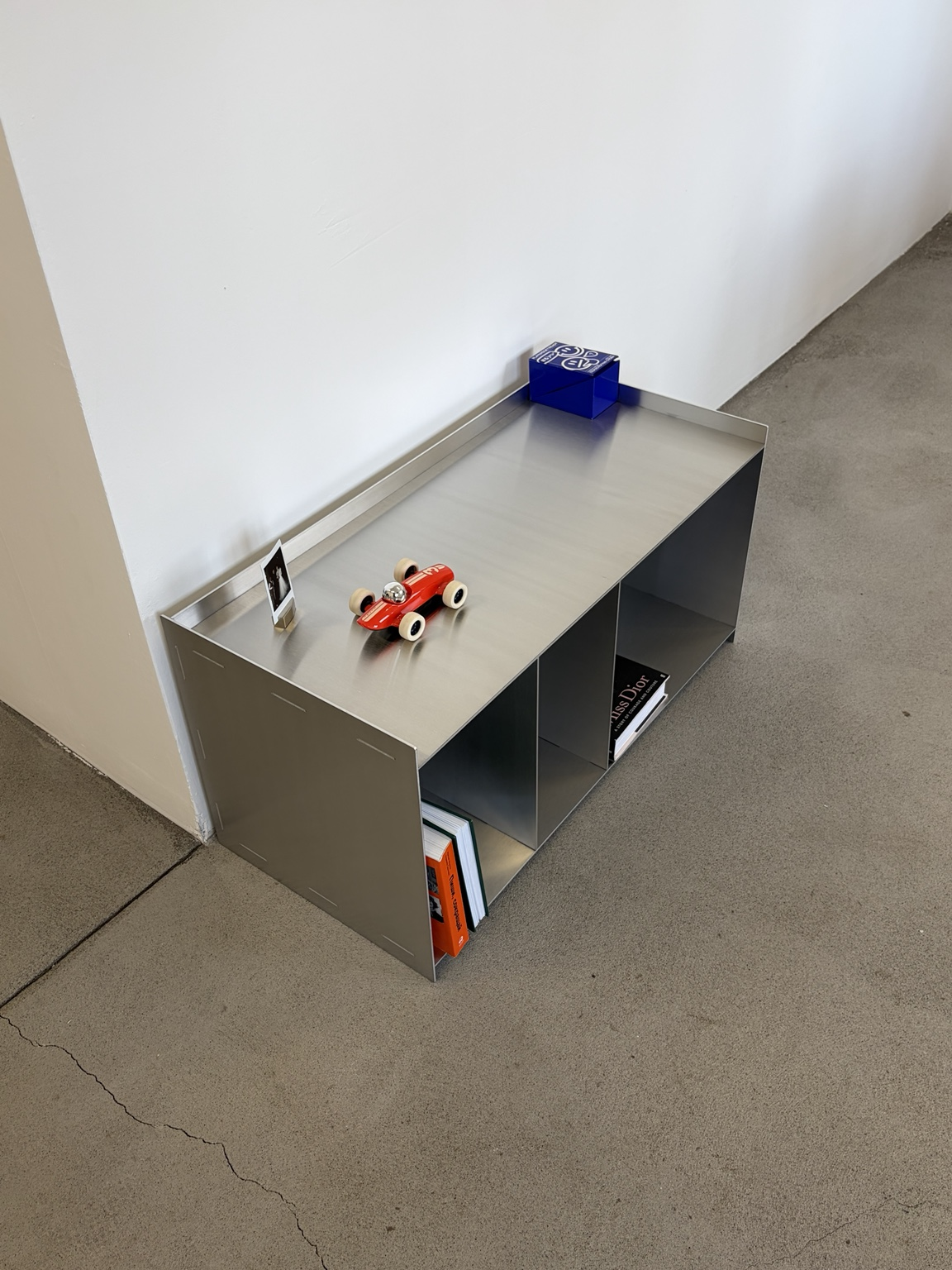 Minimalist Stainless Steel Console / Storage Bench