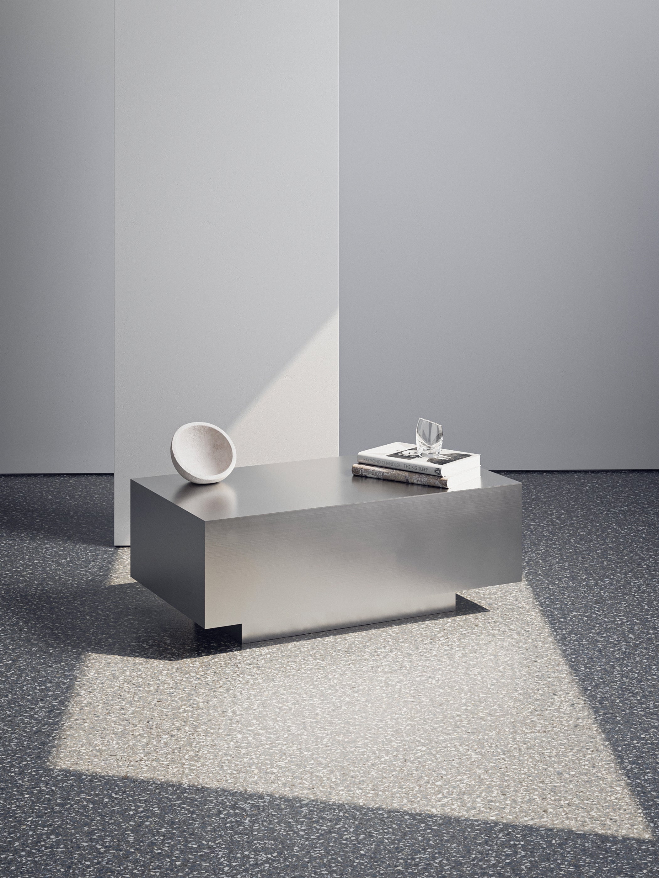 Small Aluminum Step Table