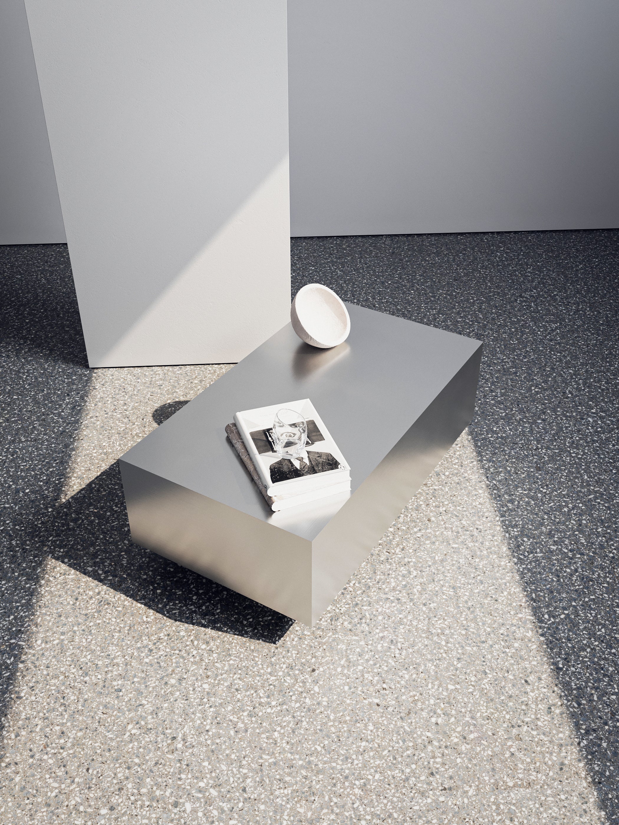 Small Aluminum Step Table