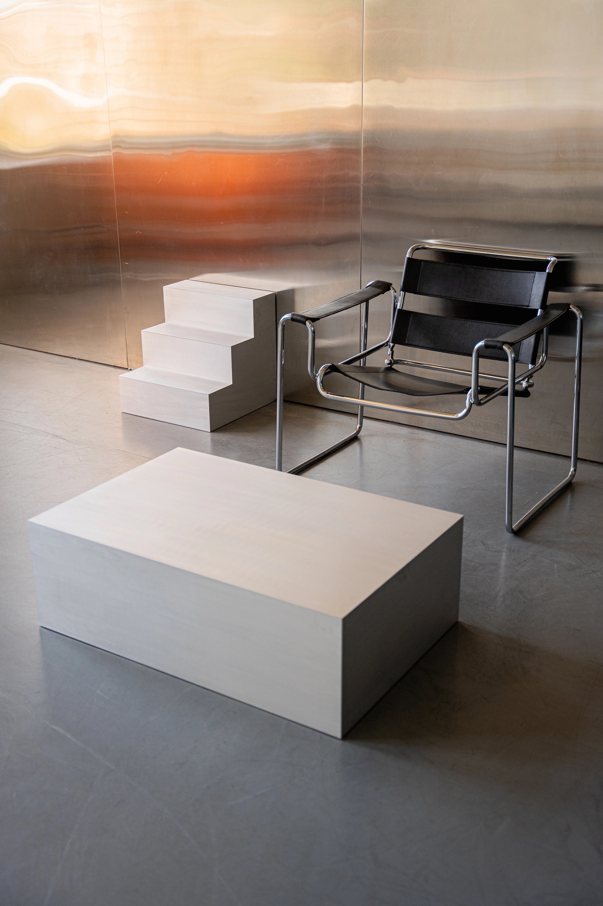 Compact Aluminum Coffee Table