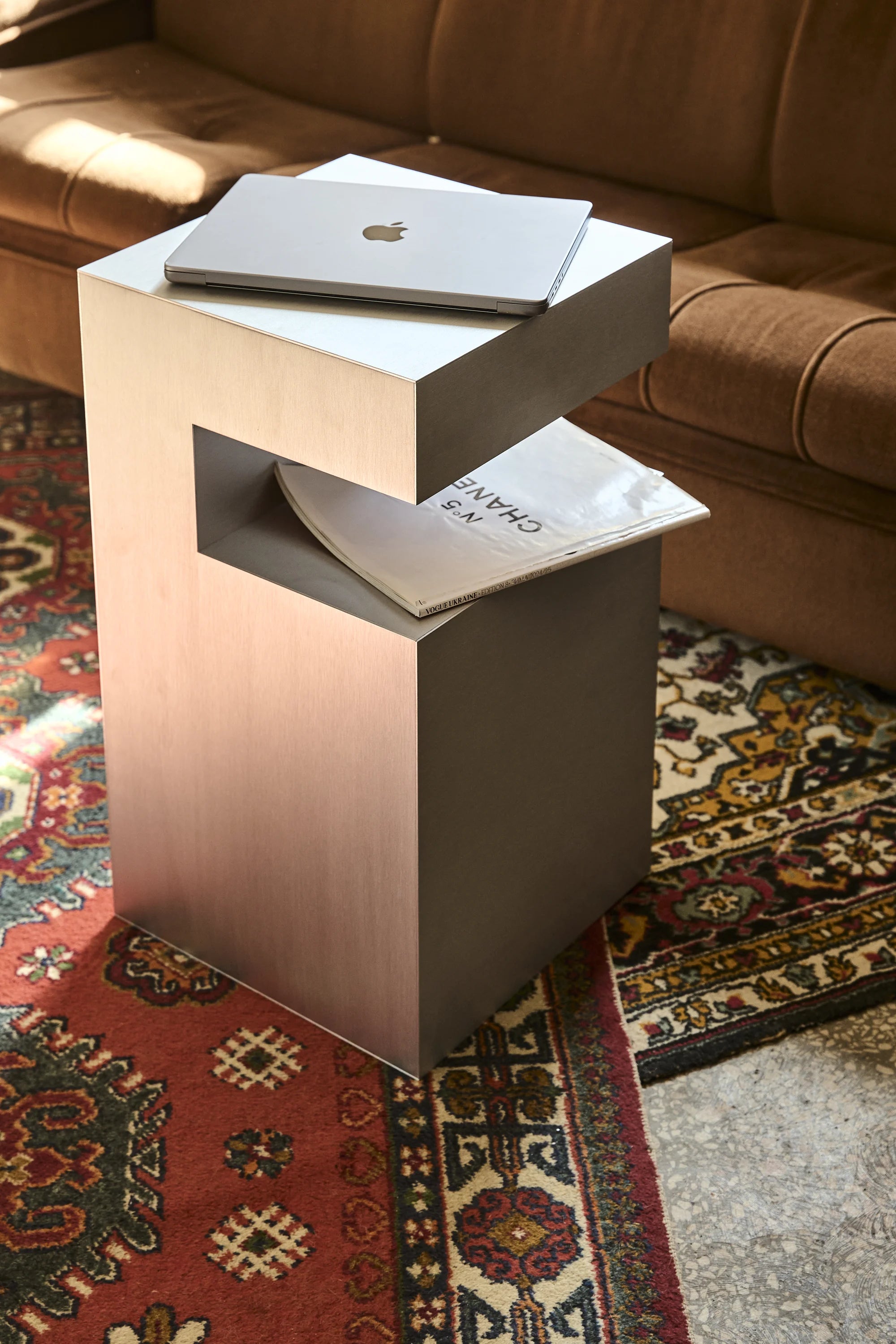 Medium Aluminum Cube Shelf