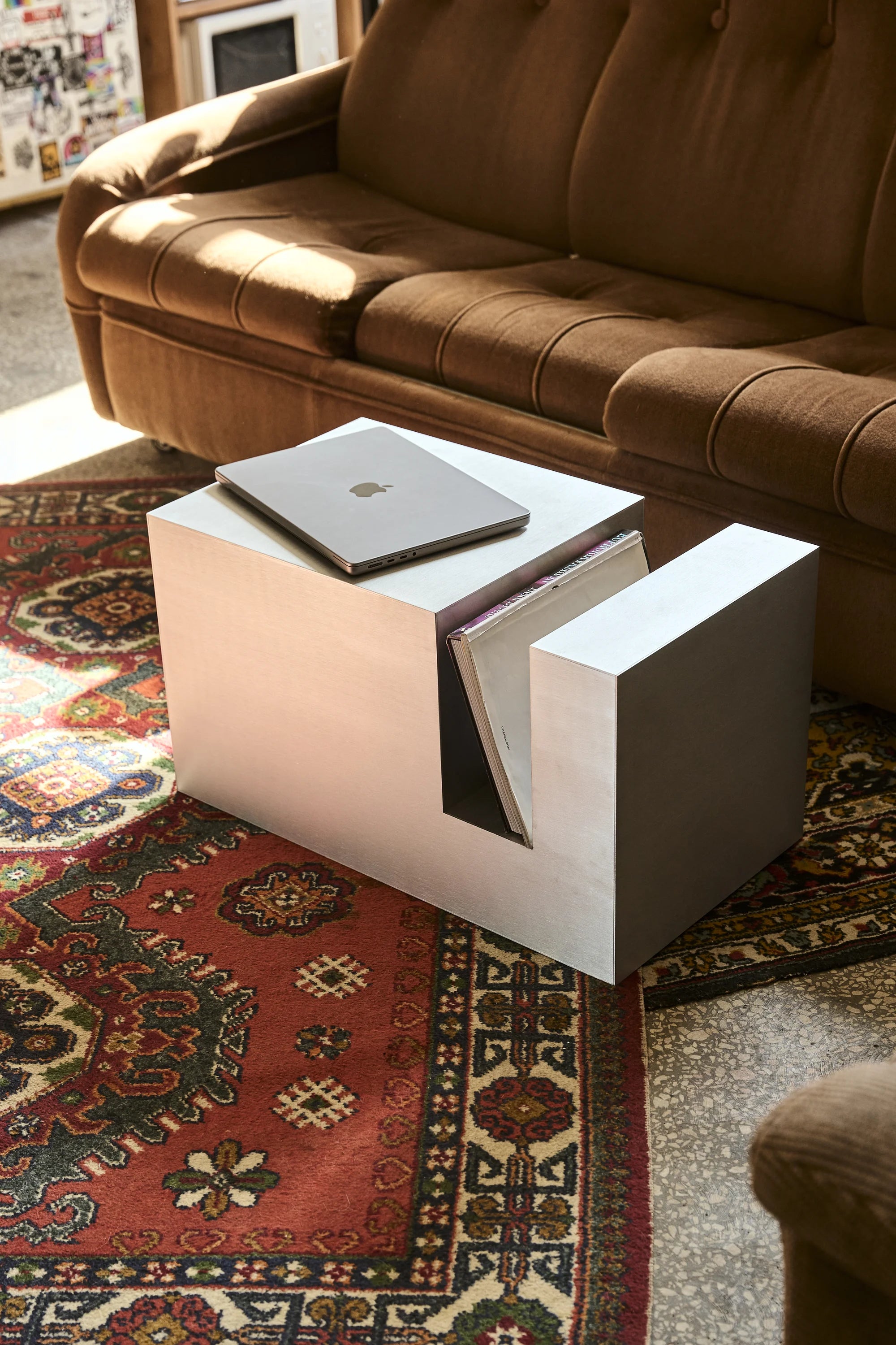 Medium Aluminum Cube Shelf