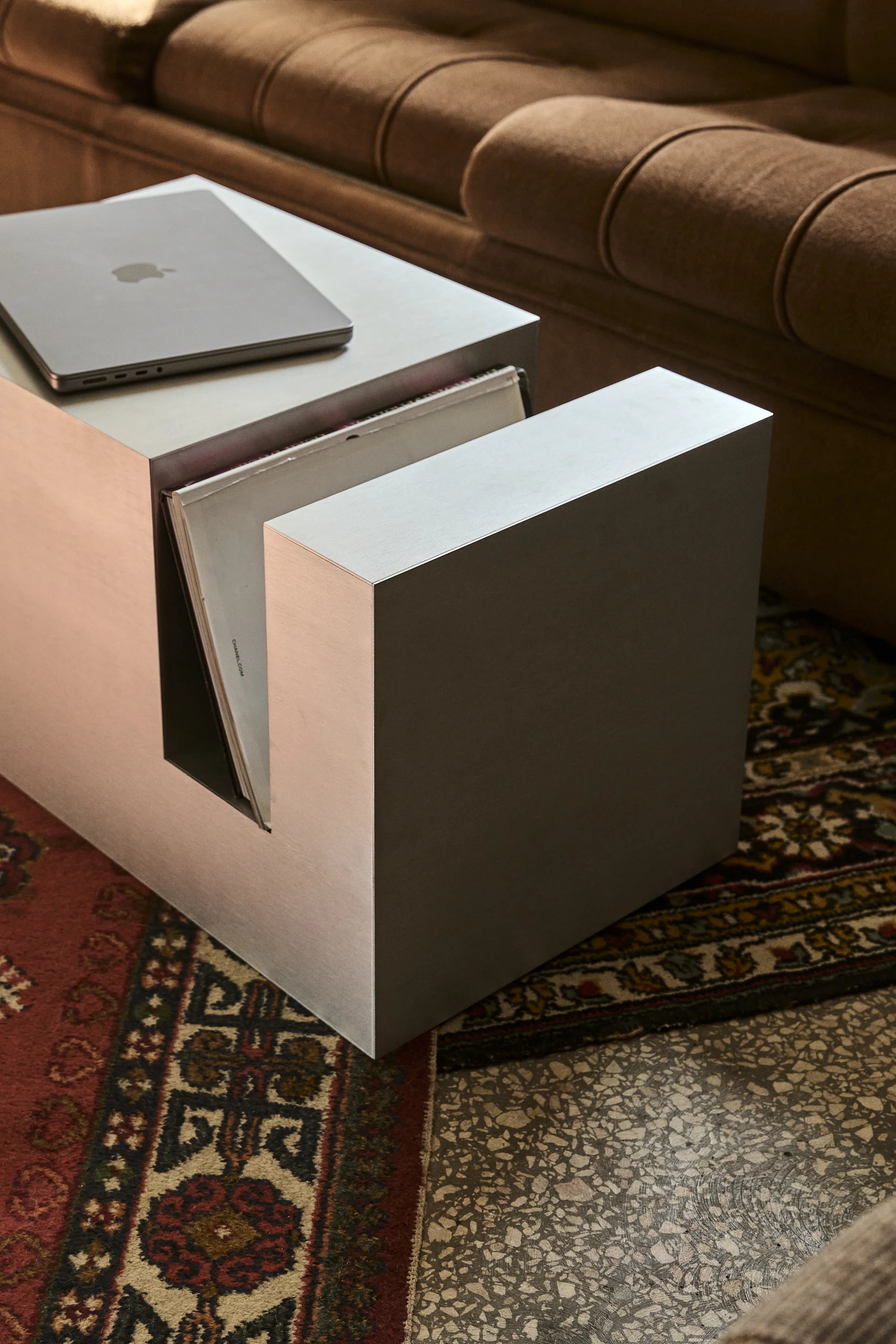 Medium Aluminum Cube Shelf