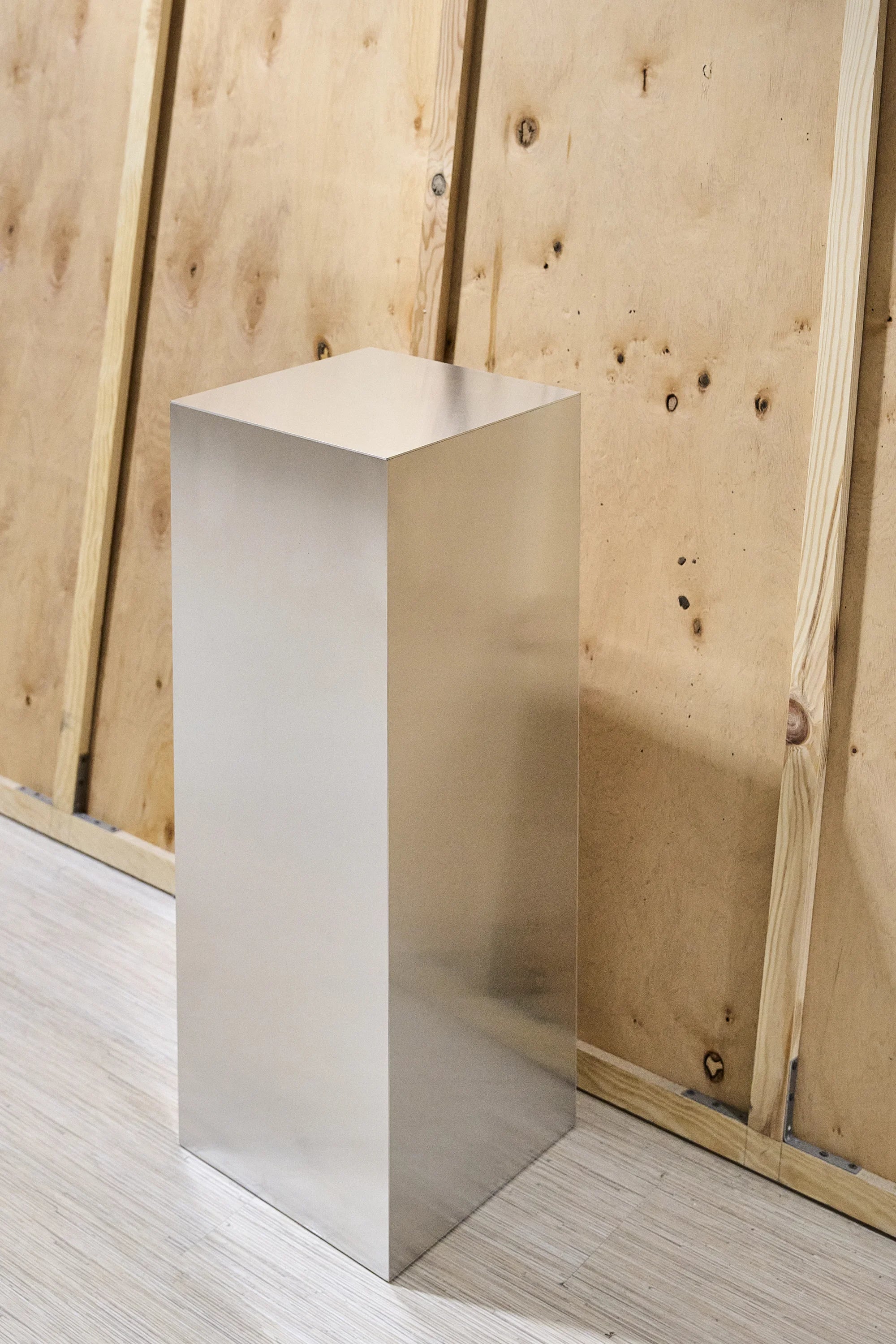 Metal Side Table - Aluminum Display Stand