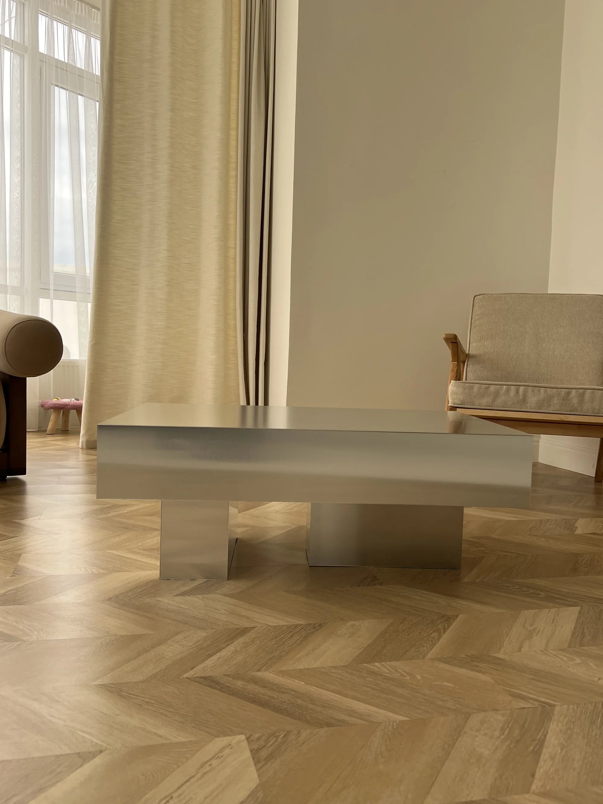Aluminum Forma Coffee Table