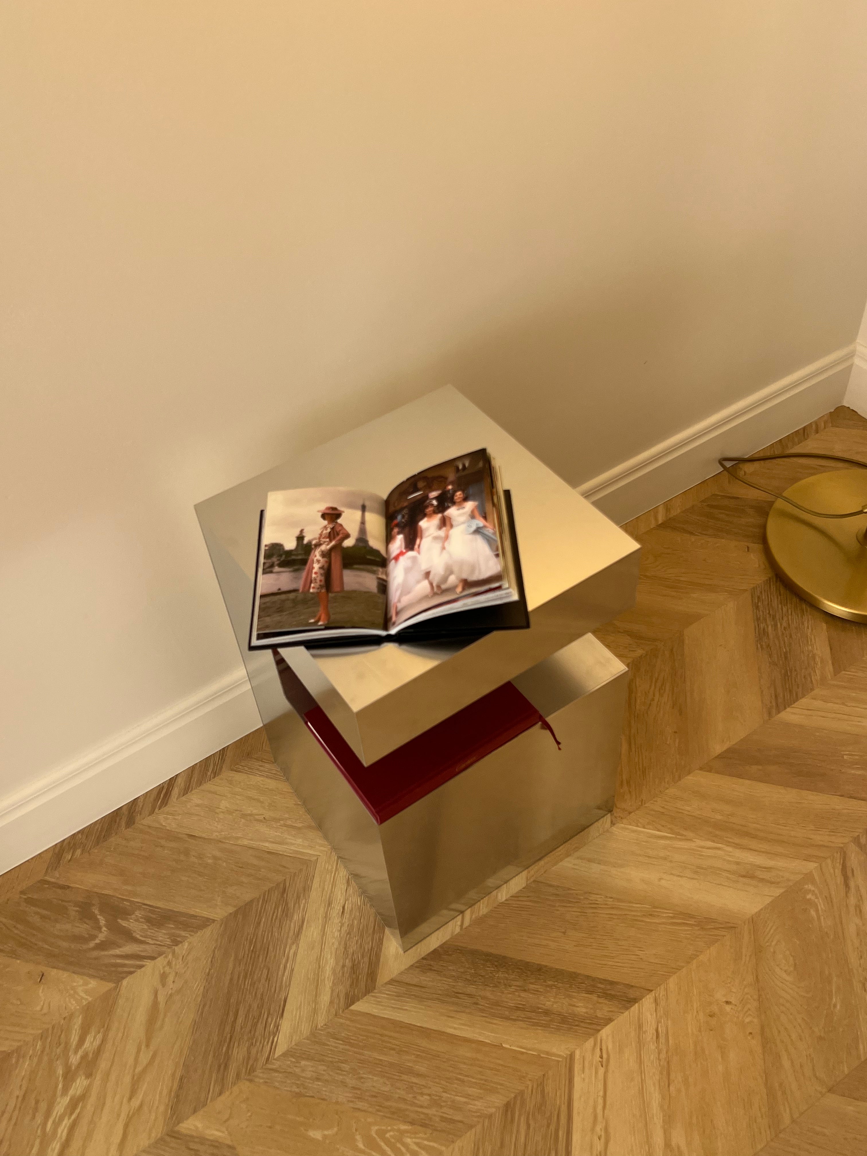Small Aluminum Cube Shelf