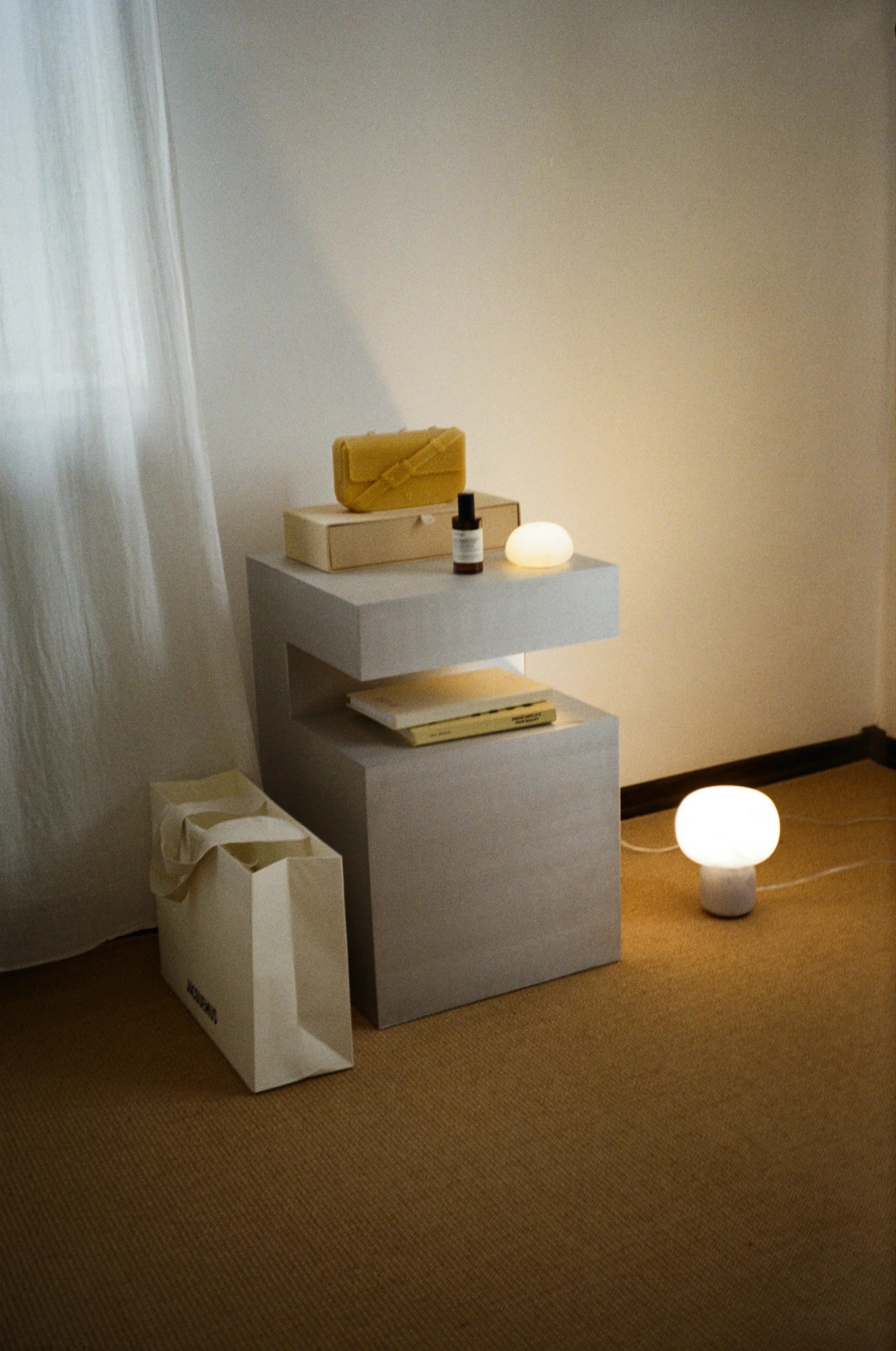 Large Aluminum Cube Shelf