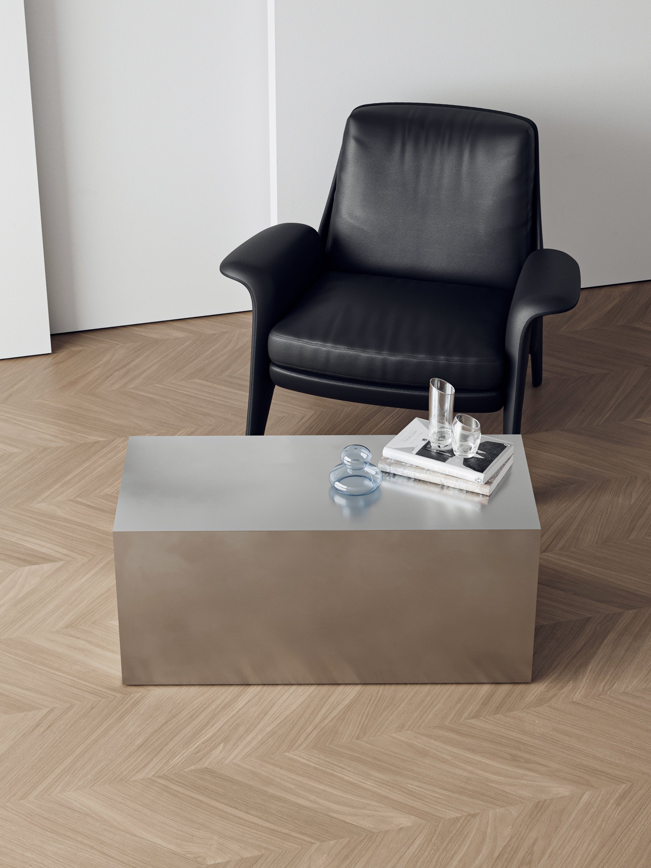 Aluminum Long Side Table