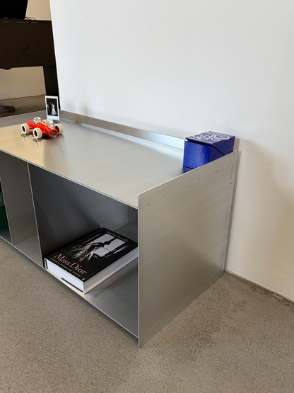 Minimalist Stainless Steel Console / Storage Bench