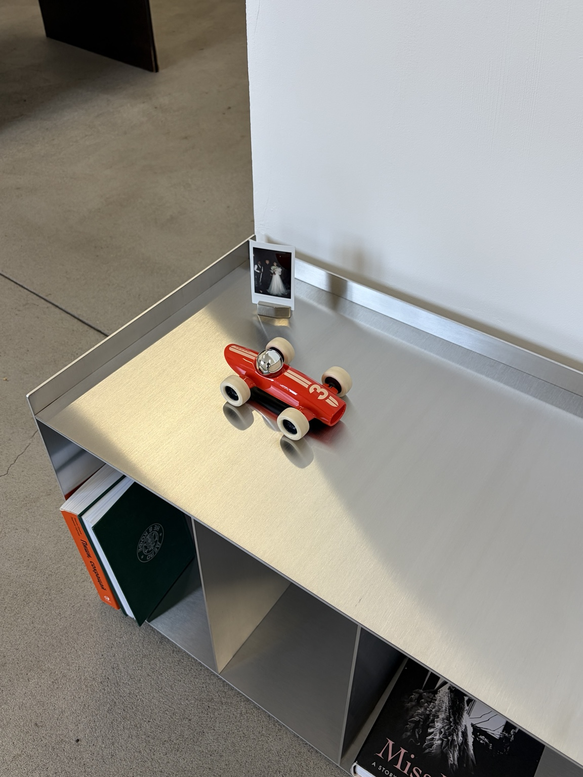 Minimalist Stainless Steel Console / Storage Bench