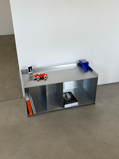 Minimalist Stainless Steel Console / Storage Bench