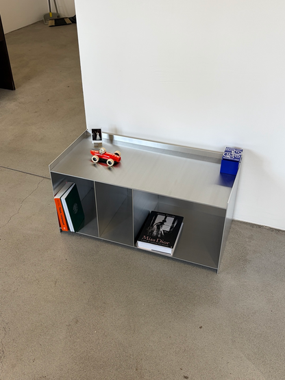 Minimalist Stainless Steel Console / Storage Bench