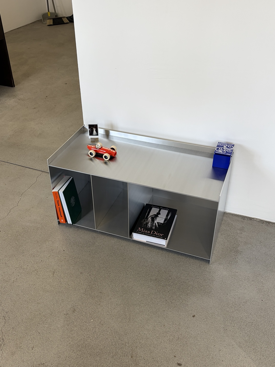 Minimalist Stainless Steel Console / Storage Bench