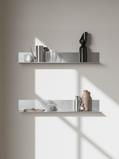 Long Narrow Aluminum Wall Shelf