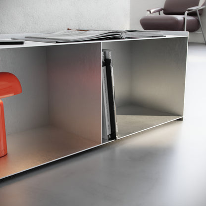 Table with two compartments