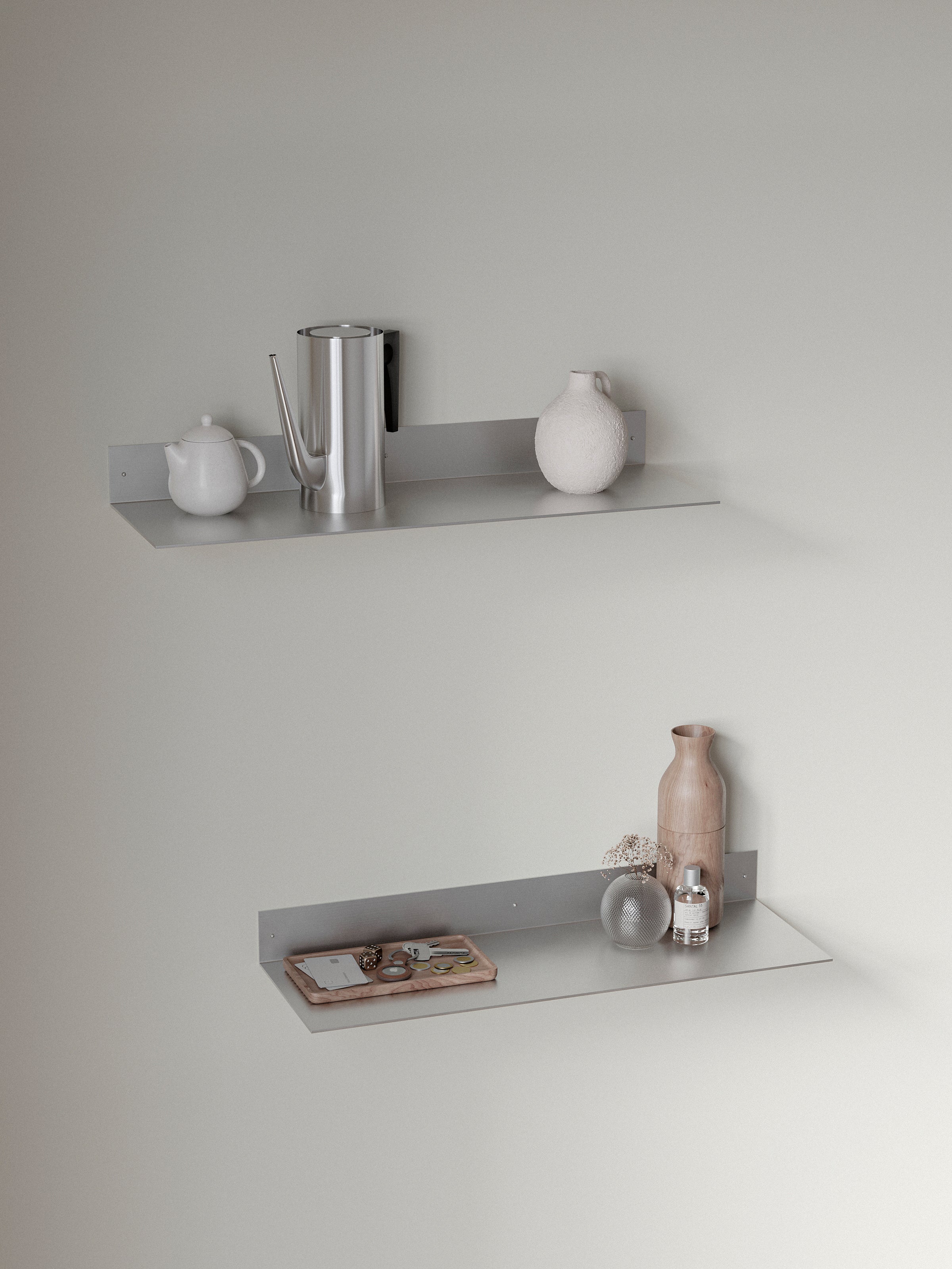 Slim Aluminum Wall Shelf
