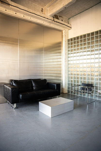 Compact Aluminum Coffee Table