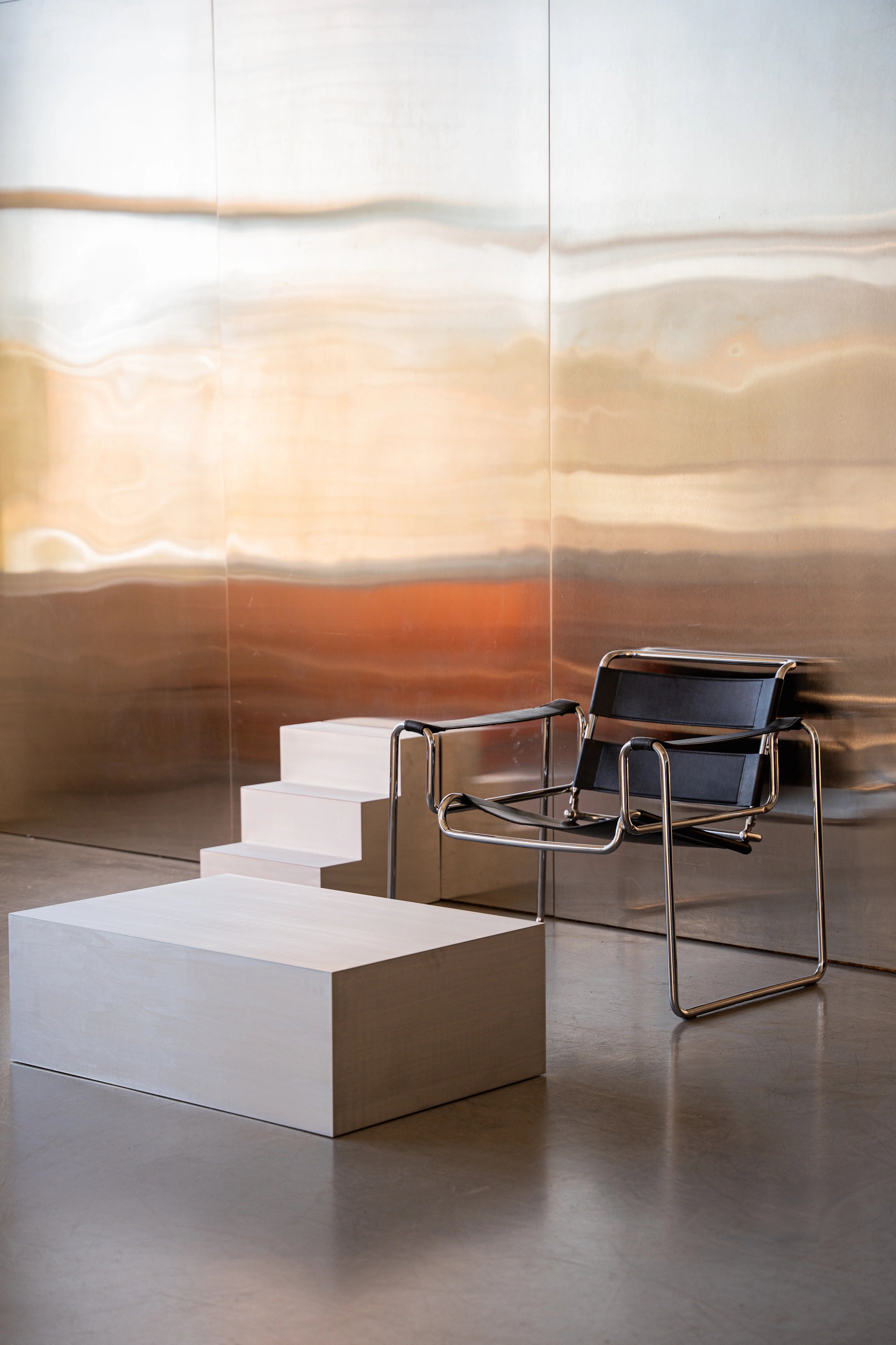 Compact Aluminum Coffee Table