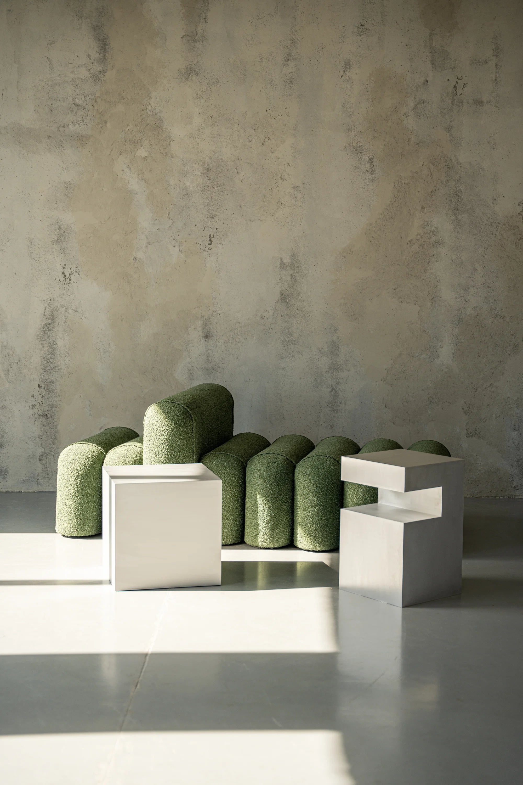 Small Aluminum Cube Shelf