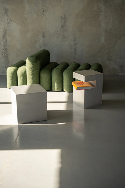 Small Aluminum Cube Shelf