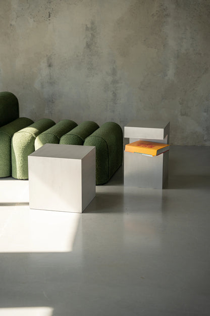 Small Aluminum Cube Shelf