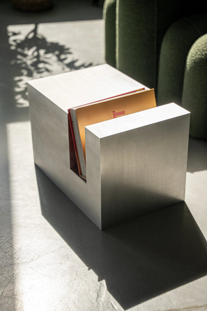 Small Aluminum Cube Shelf