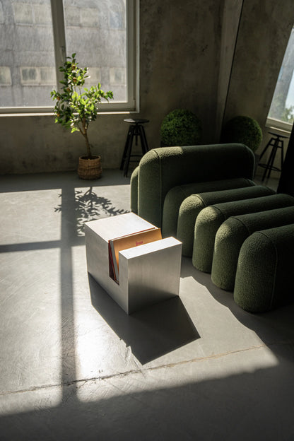 Small Aluminum Cube Shelf