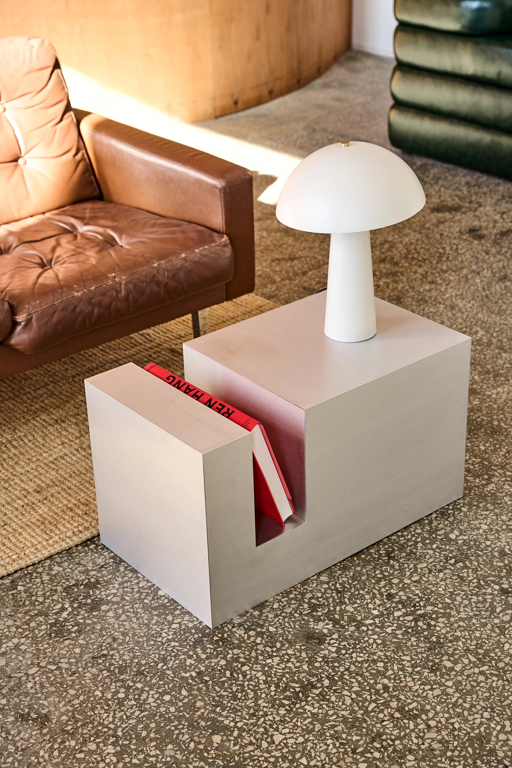 Medium Aluminum Cube Shelf