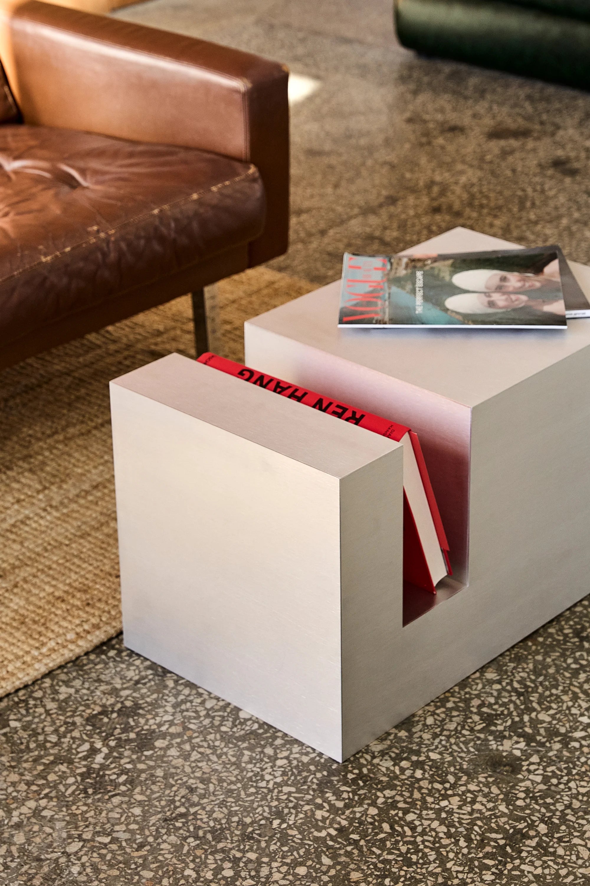 Medium Aluminum Cube Shelf