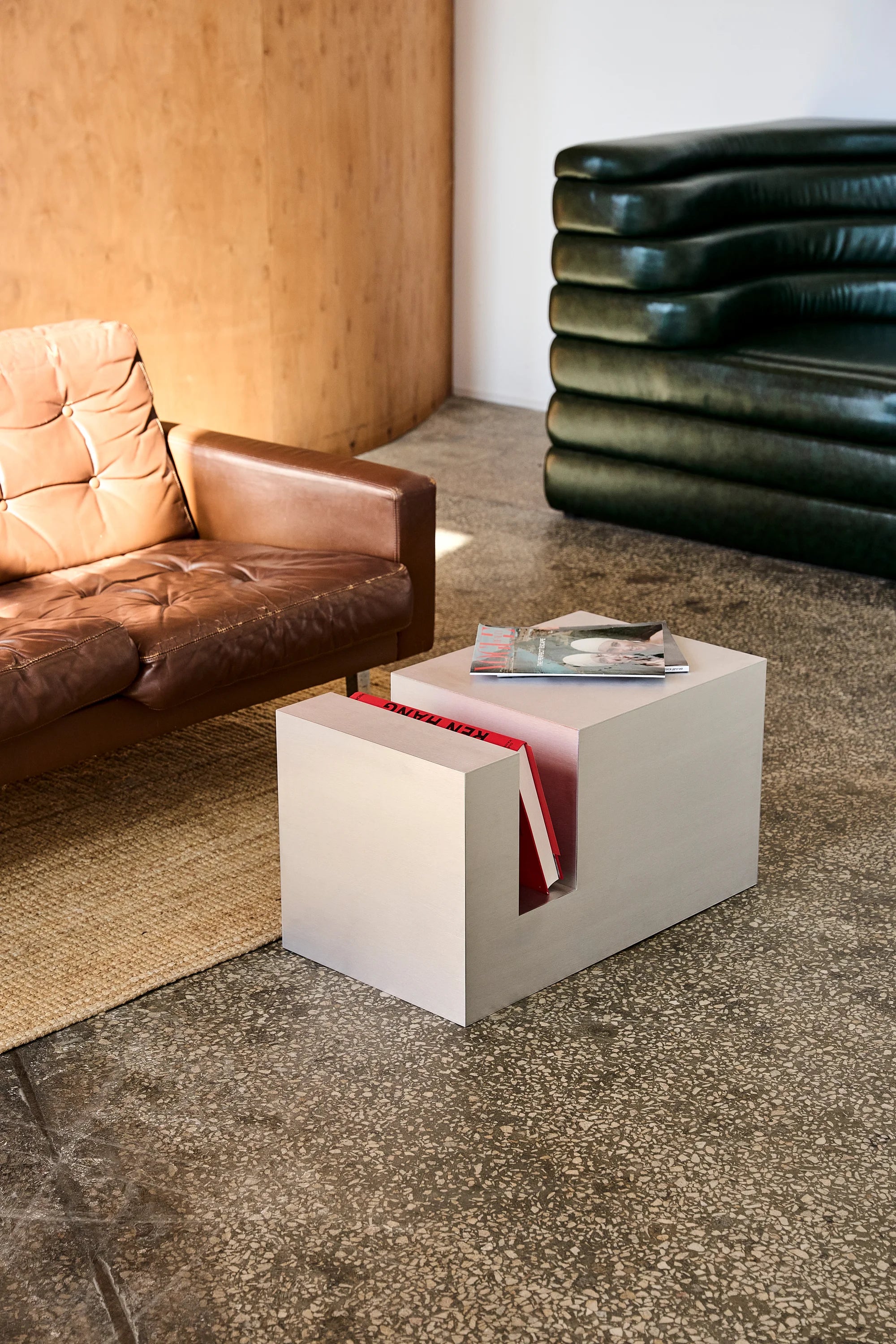 Medium Aluminum Cube Shelf