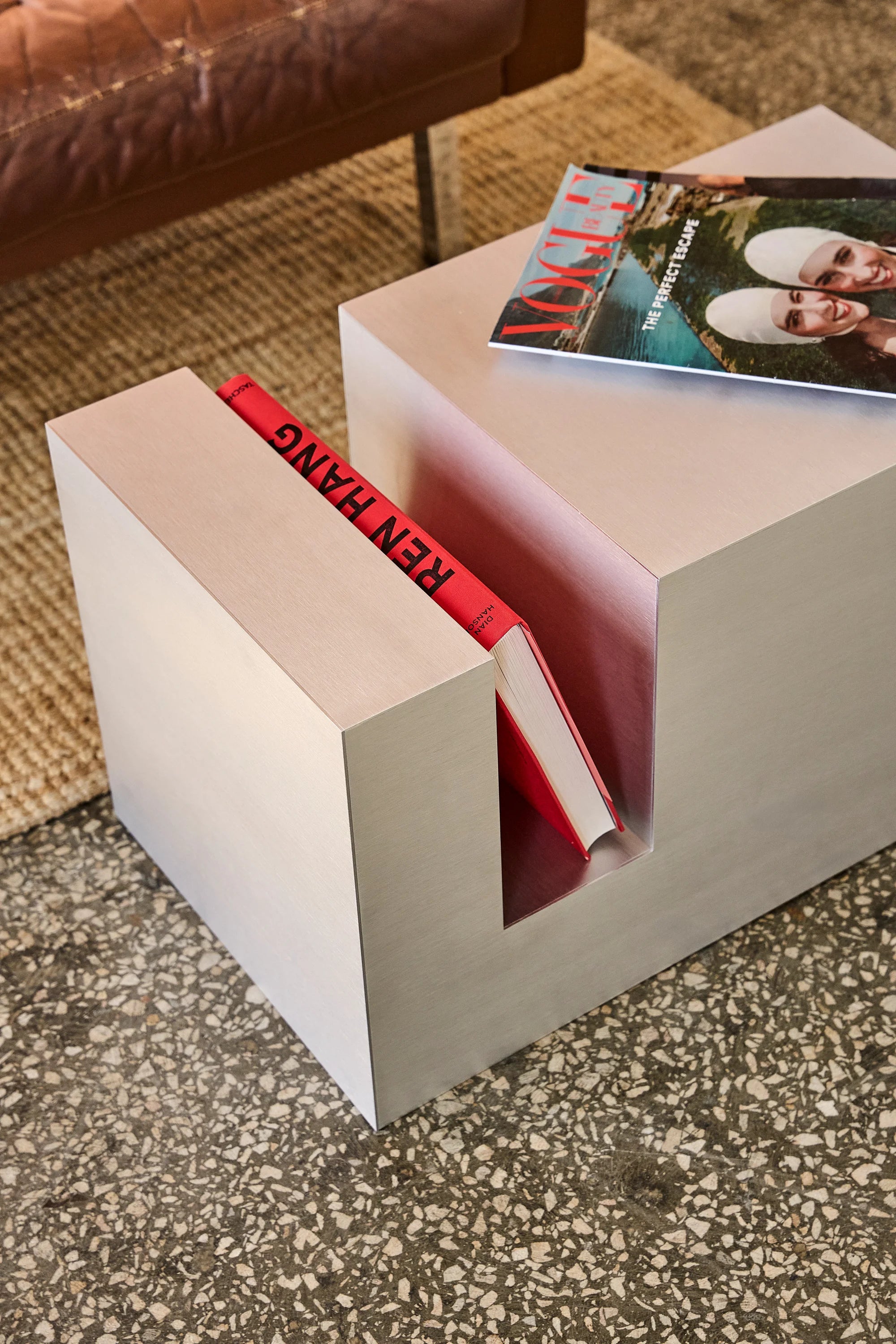 Medium Aluminum Cube Shelf