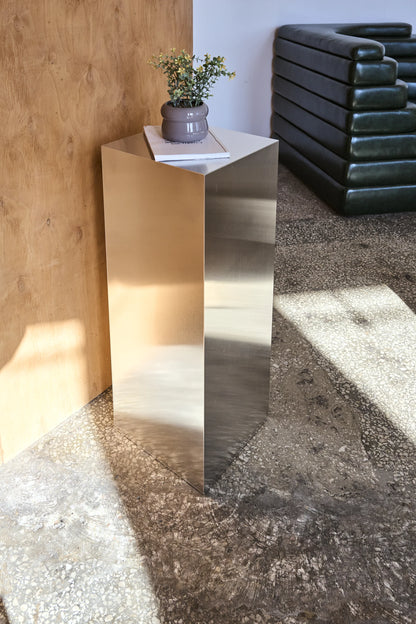 Metal Side Table - Aluminum Display Stand