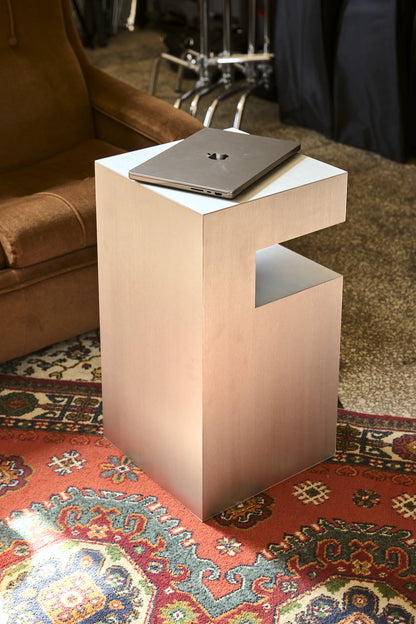 Medium Aluminum Cube Shelf