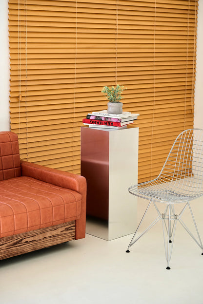 Metal Side Table - Aluminum Display Stand