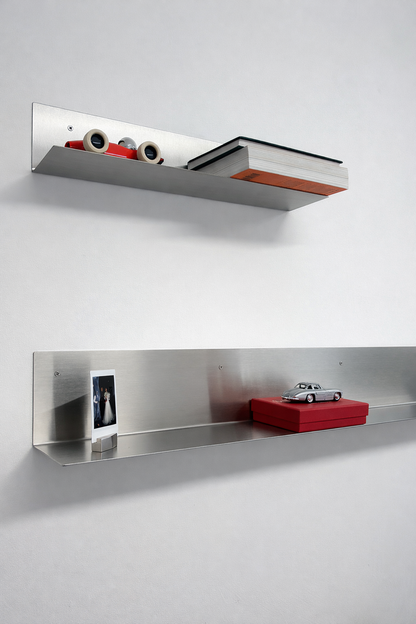 Stainless steel wall shelf