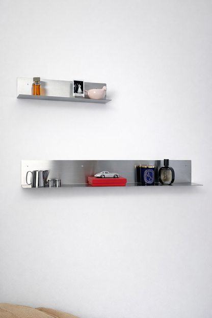 Stainless steel wall shelf