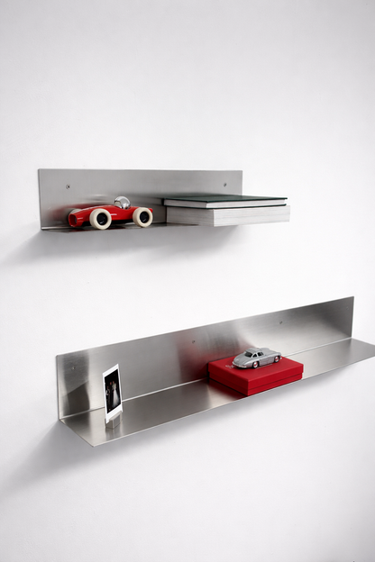 Stainless steel wall shelf