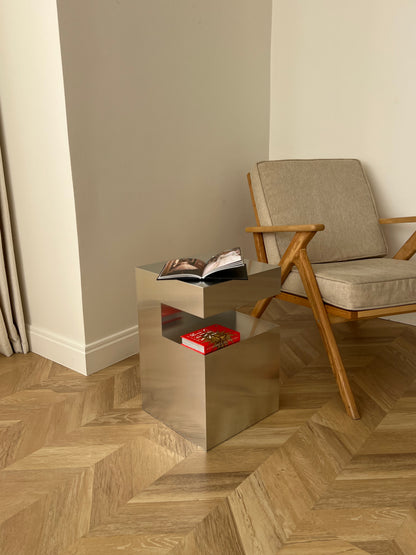 Small Aluminum Cube Shelf