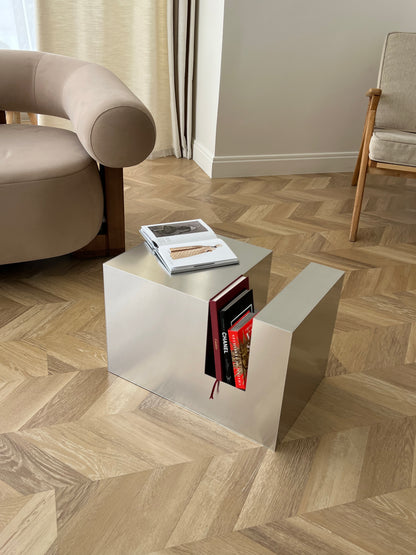 Small Aluminum Cube Shelf