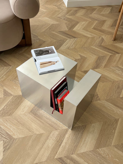 Small Aluminum Cube Shelf