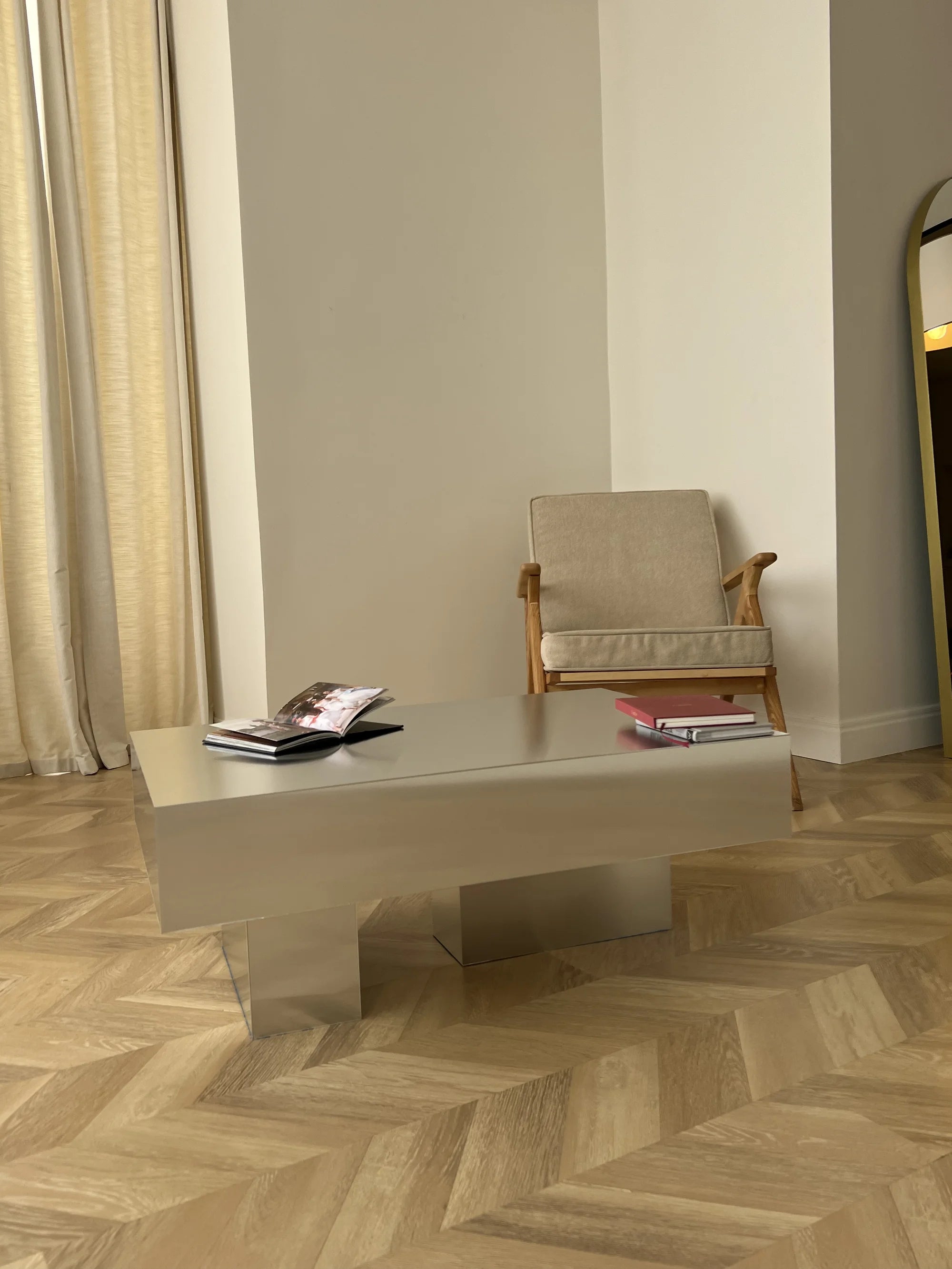 Aluminum Forma Coffee Table