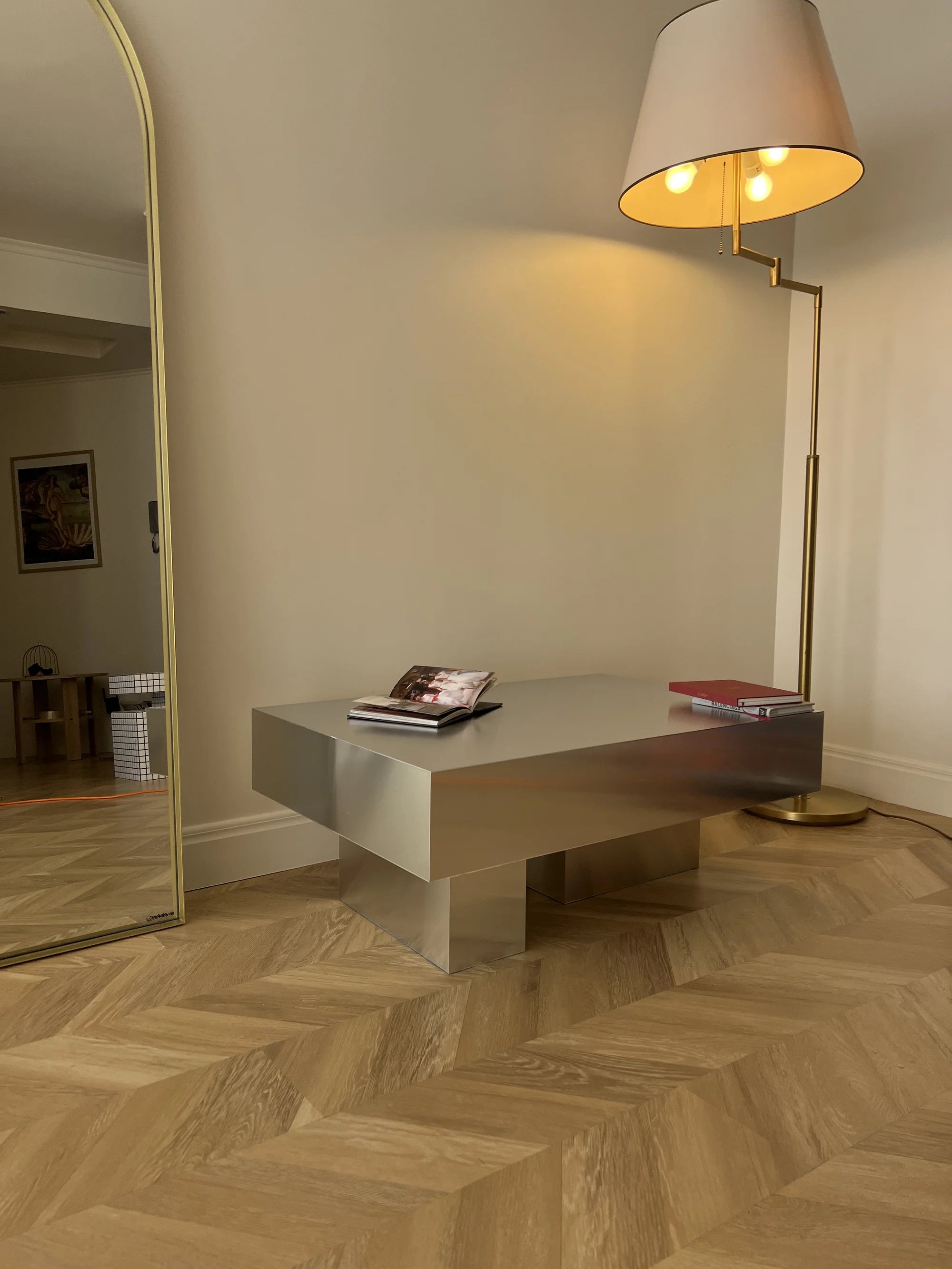 Aluminum Forma Coffee Table