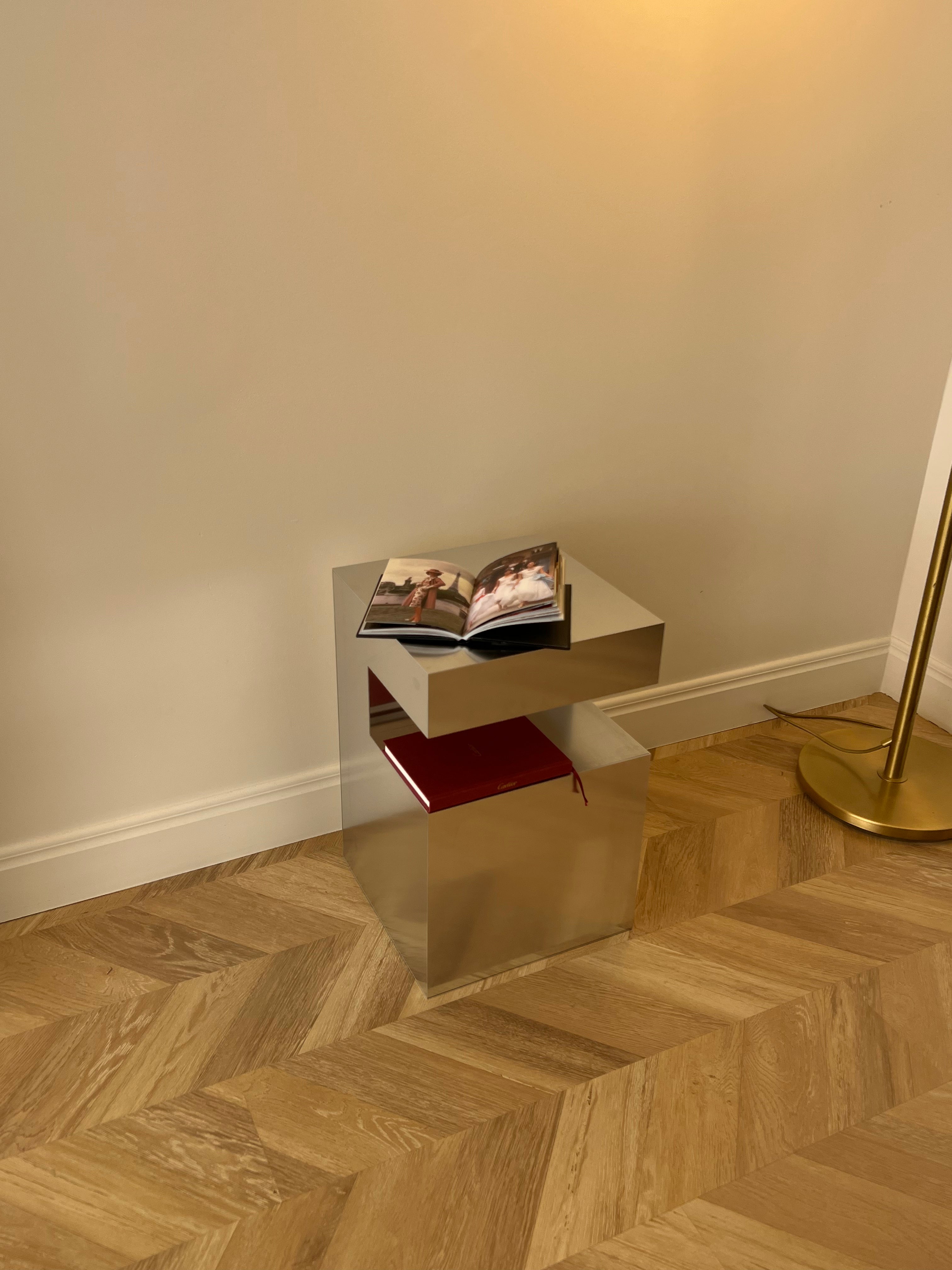 Small Aluminum Cube Shelf