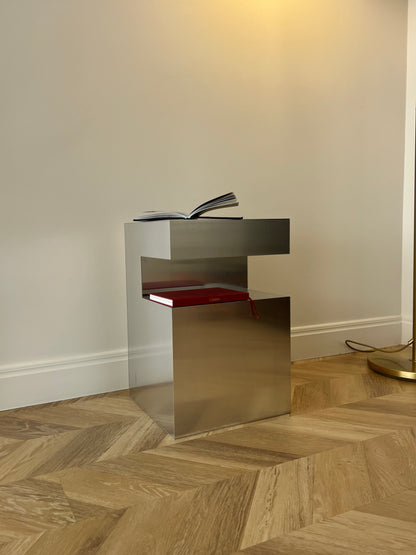 Small Aluminum Cube Shelf