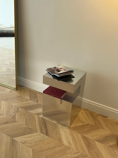 Small Aluminum Cube Shelf