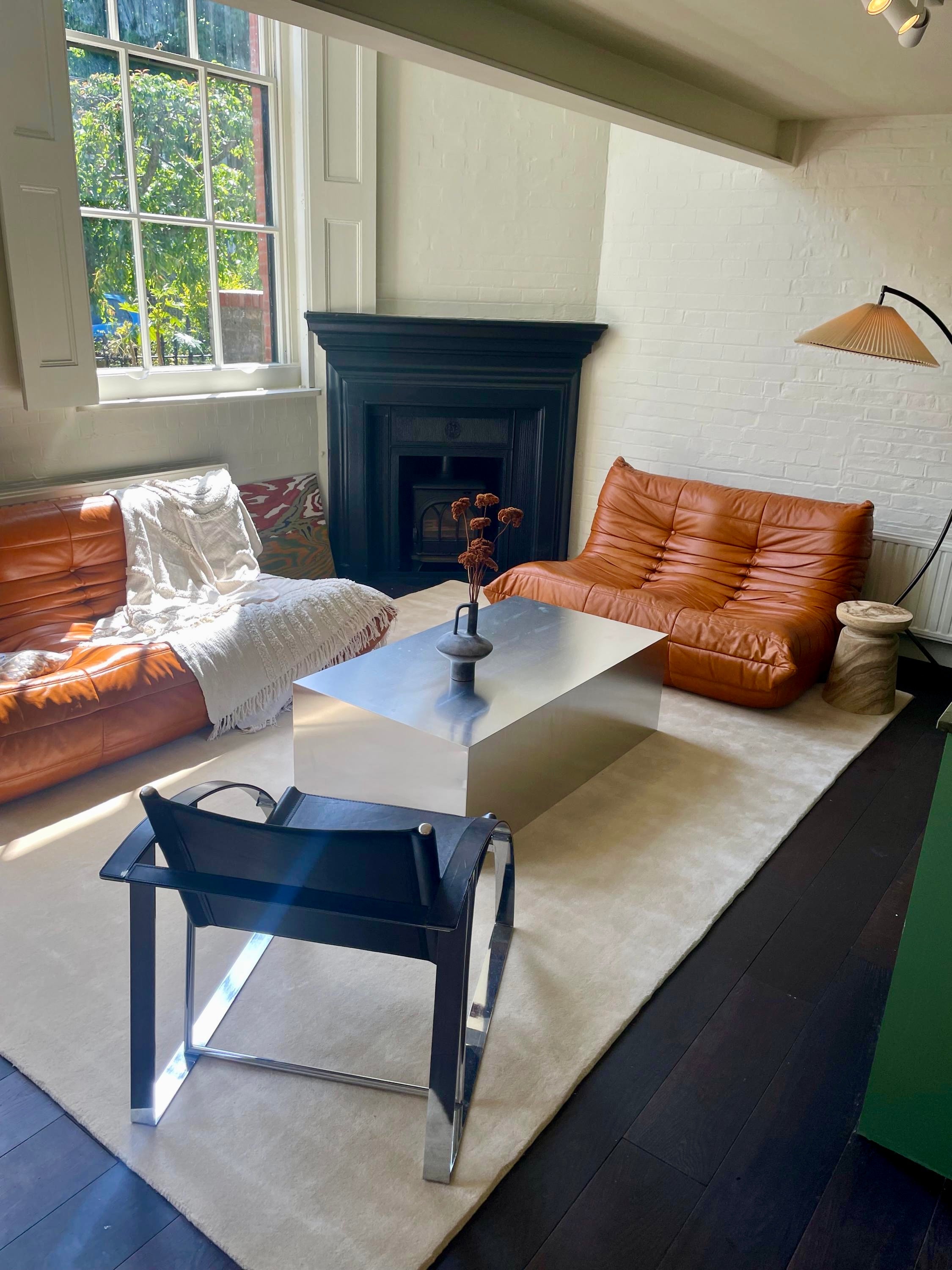 Large Aluminum Coffee Table