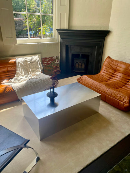 Large Aluminum Coffee Table