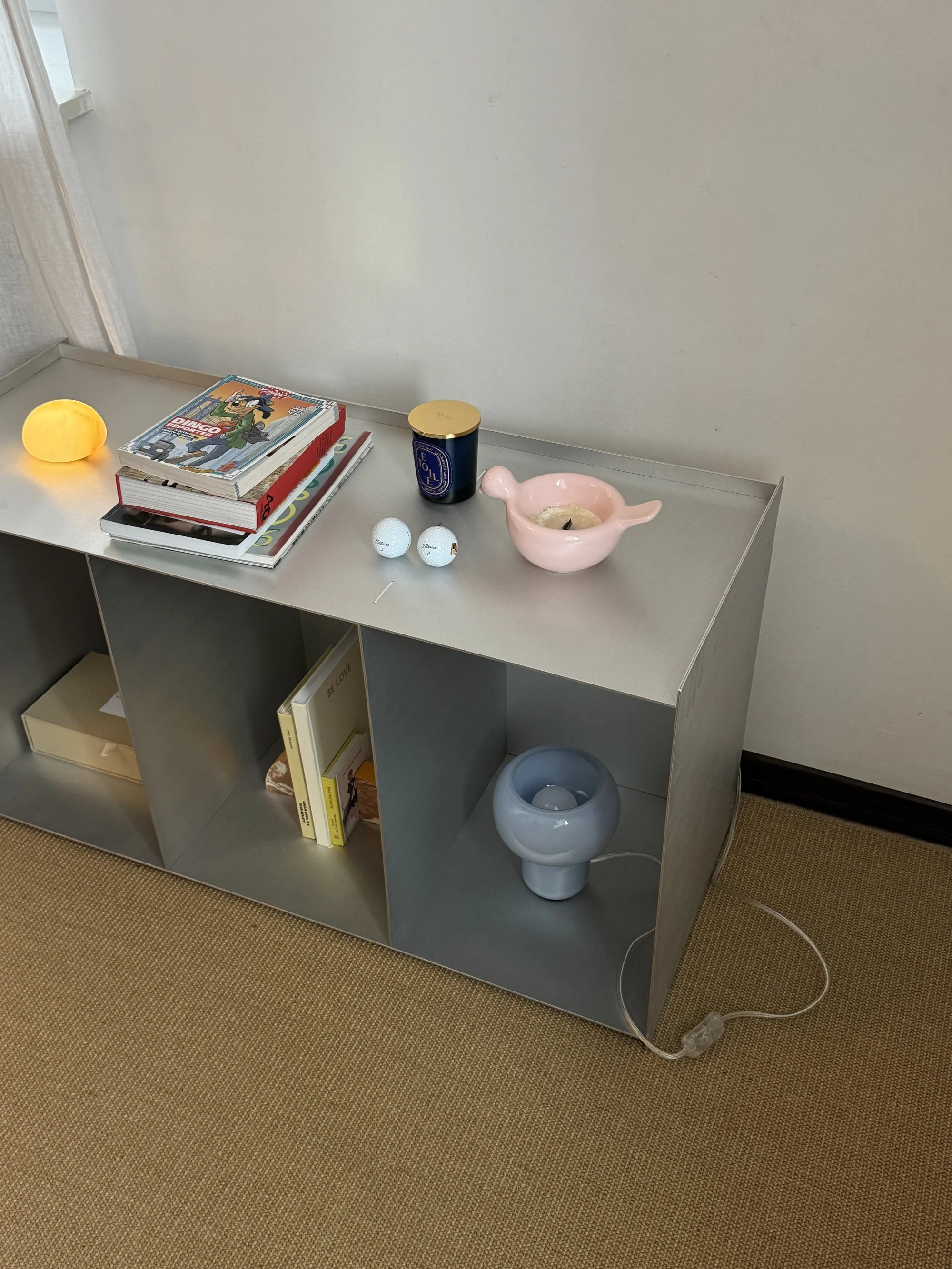 Aluminum Compartments Table